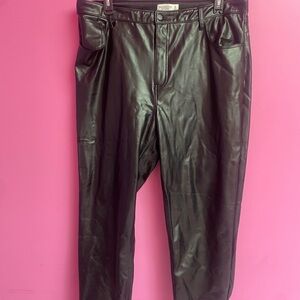 Women’s Faux Leather Pants
